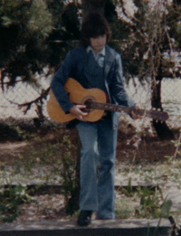 Click for a closer look at Vance with his first guitar.